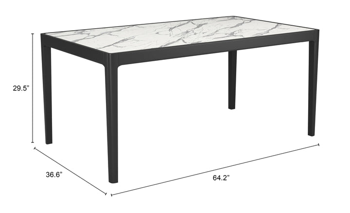 SwayLiving Tokai Dining Table White DINING TABLES
