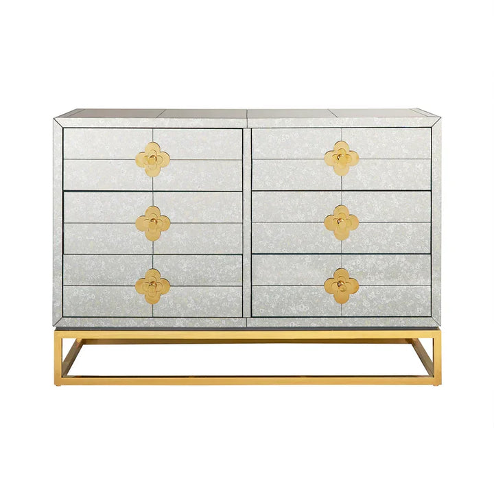 SwayLiving Delphine Six-Drawer Dresser SIDEBOARDS + CREDENZAS
