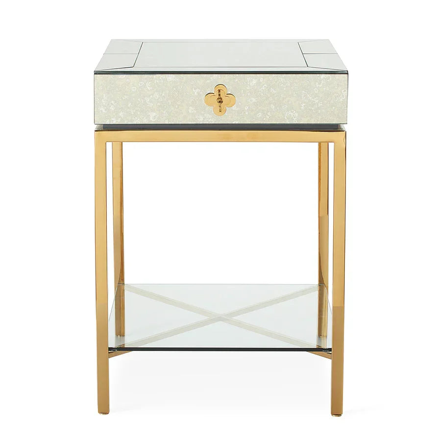 SwayLiving Delphine Tall Side Table ACCENT TABLES