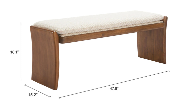 SwayLiving Lafa Bench Beige BENCHES