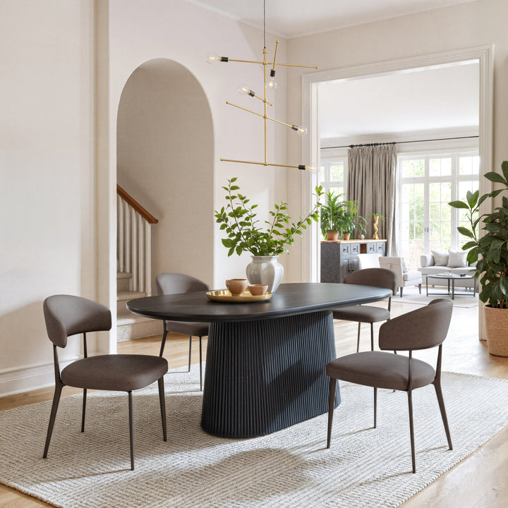 Sulco Dining Table Black
