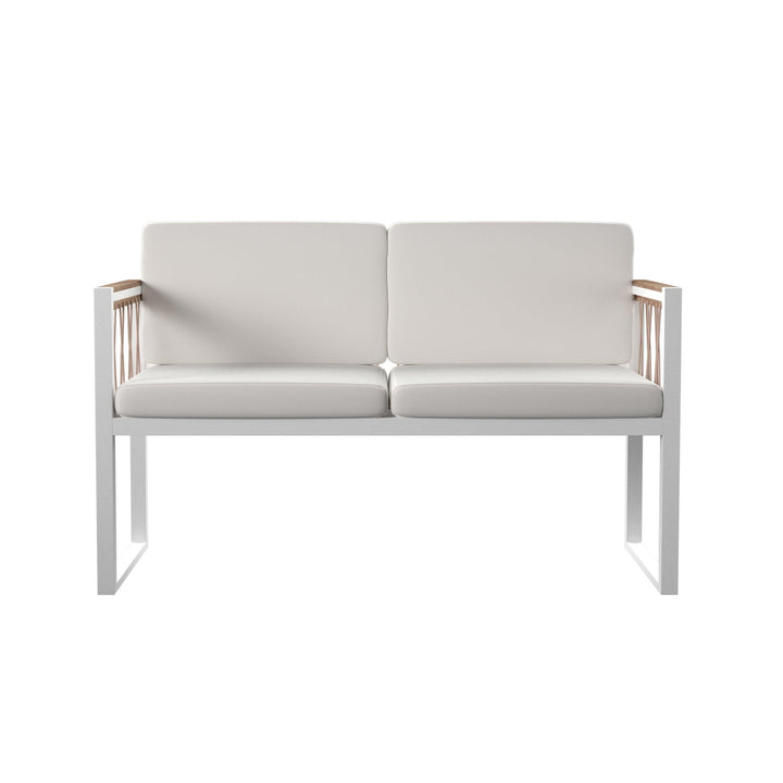 SwayLiving Wallmond Cushioned Outdoor Loveseat/Settee OUTDOOR CHAISE LOUNGES