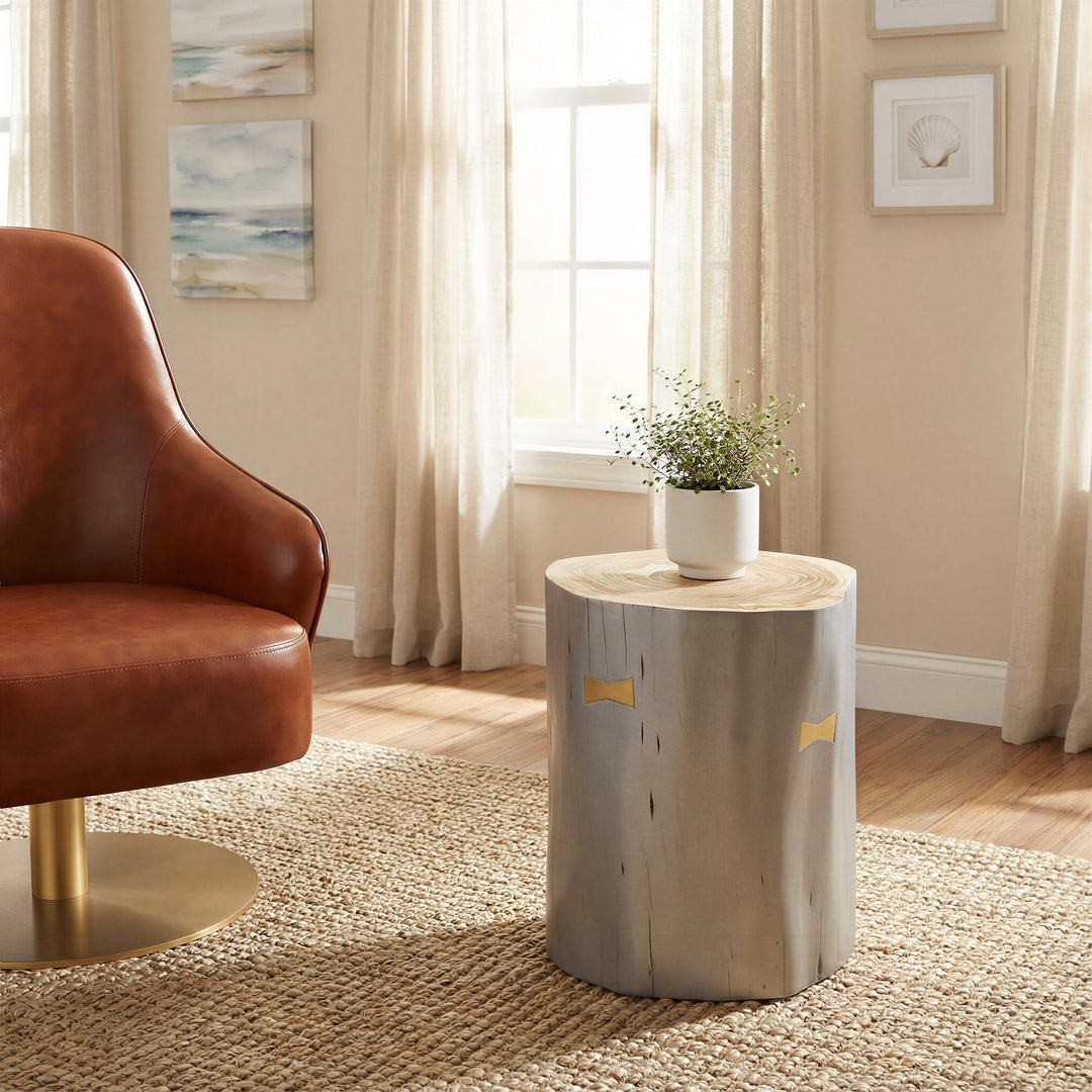 Sugra End Table Gray