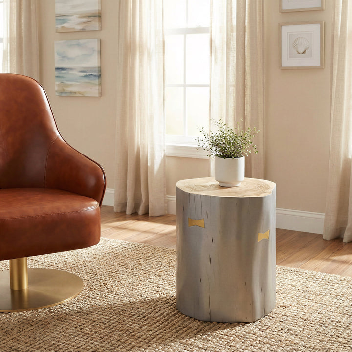 Sugra End Table Gray