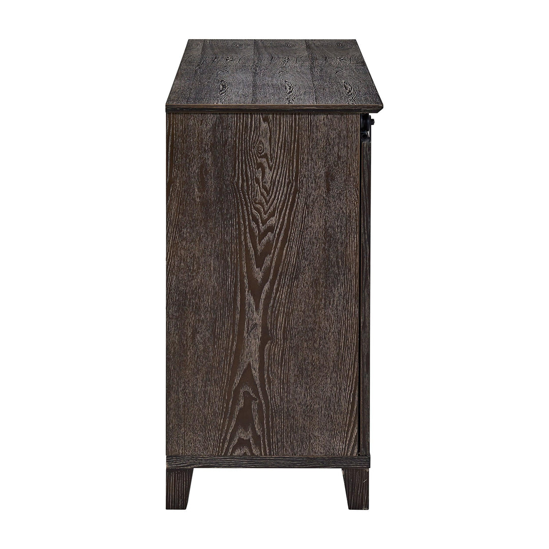 SwayLiving Holmes Barn Door TV Stand MEDIA + TV STANDS