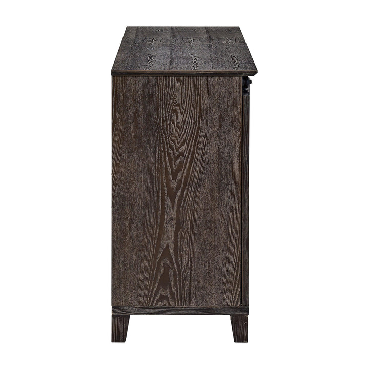 SwayLiving Holmes Barn Door TV Stand MEDIA + TV STANDS