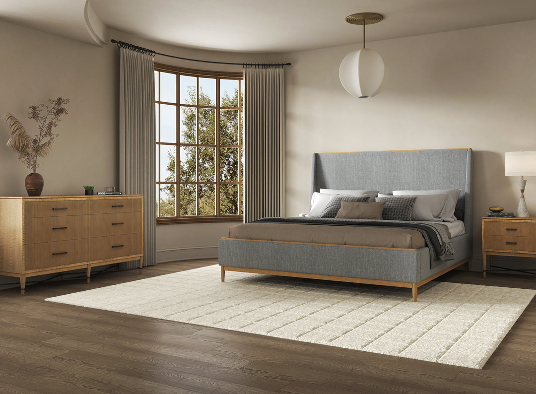 Loft King Upholstered Bed