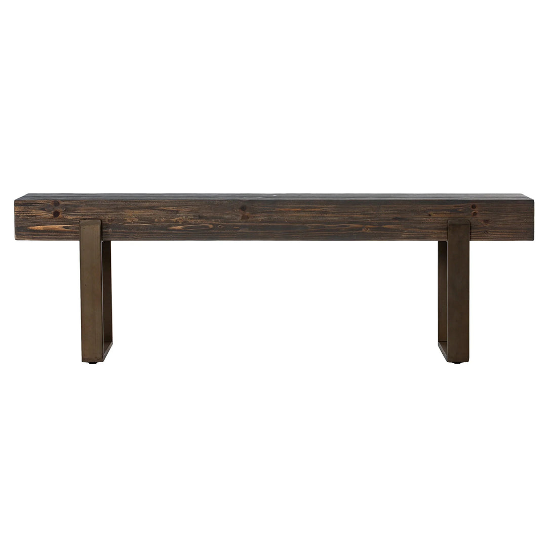 SwayLiving Dunlin Rustic Industrial Bench BENCHES