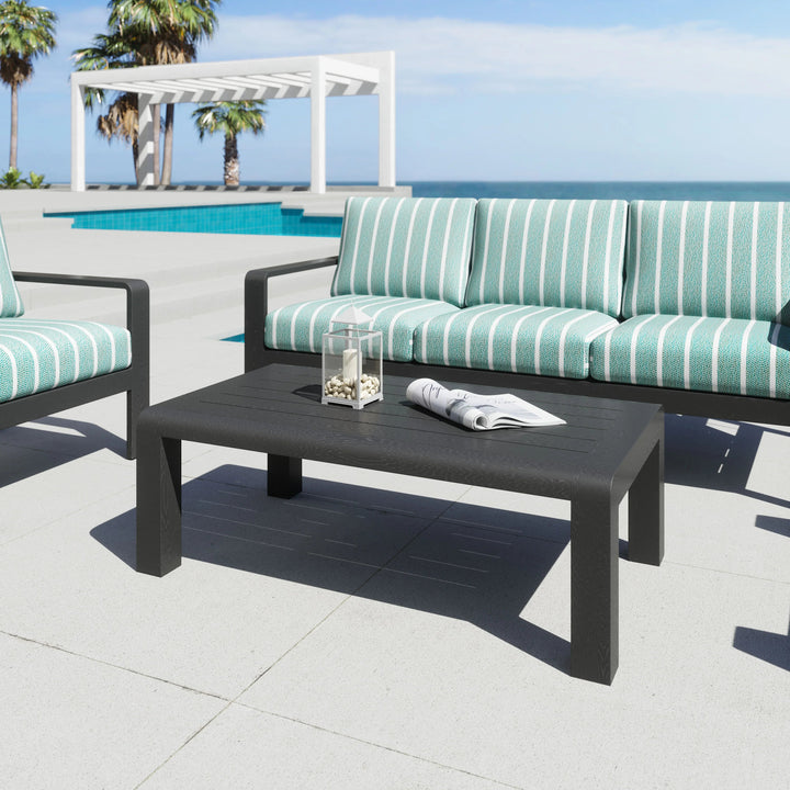 SwayLiving Rolig Coffee Table Black OUTDOOR COFFEE TABLES