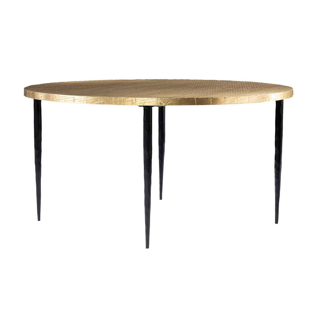 SwayLiving Judmont Round Cocktail Table w/ Embossed Top COFFEE TABLES