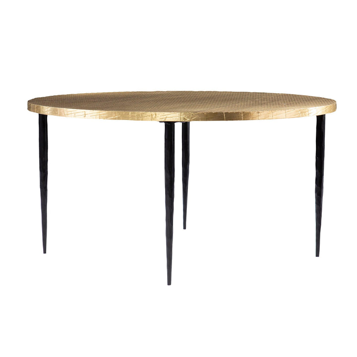 SwayLiving Judmont Round Cocktail Table w/ Embossed Top COFFEE TABLES
