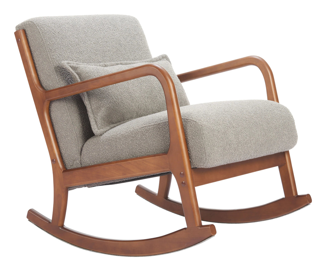 SwayLiving Hady Rocking Chair Gray ACCENT + LOUNGE CHAIRS