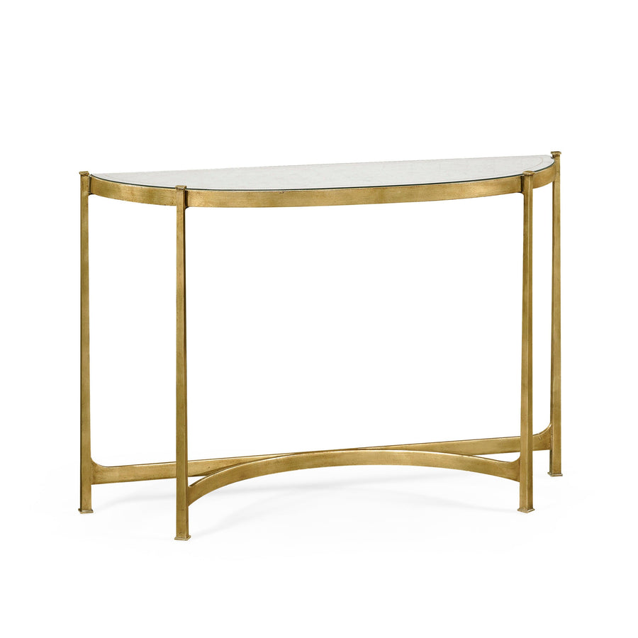 SwayLiving Luxe Large Half Moon Console Table CONSOLE TABLES