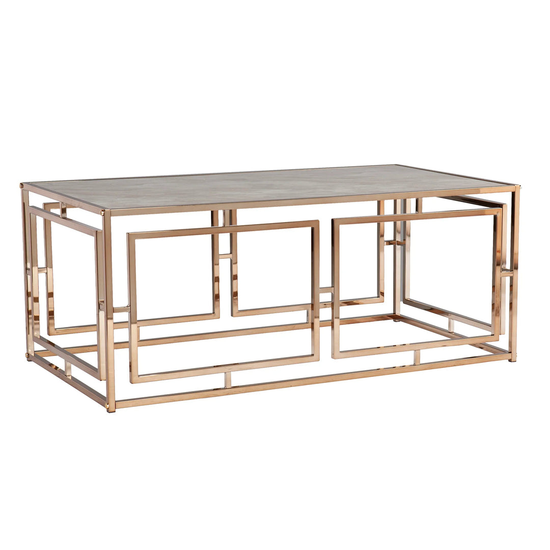 SwayLiving Simondley Faux Marble Cocktail Table COFFEE TABLES