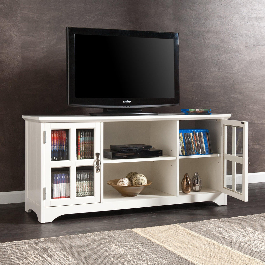 SwayLiving Remington TV/Media Stand - White MEDIA + TV STANDS