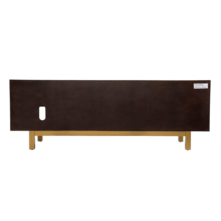 SwayLiving Carondale Sliding Door Media Stand MEDIA + TV STANDS