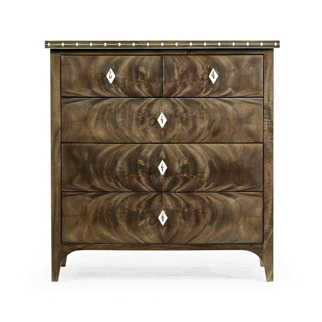 SwayLiving Buckingham Bleached Mahogany Chest of Drawers SIDEBOARDS + CREDENZAS