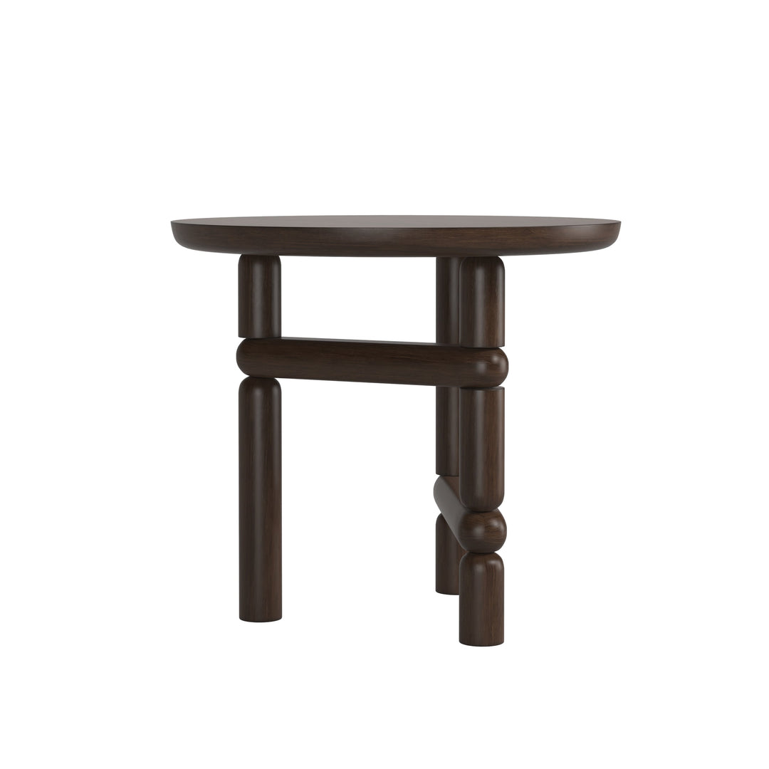 Verge Round End Table