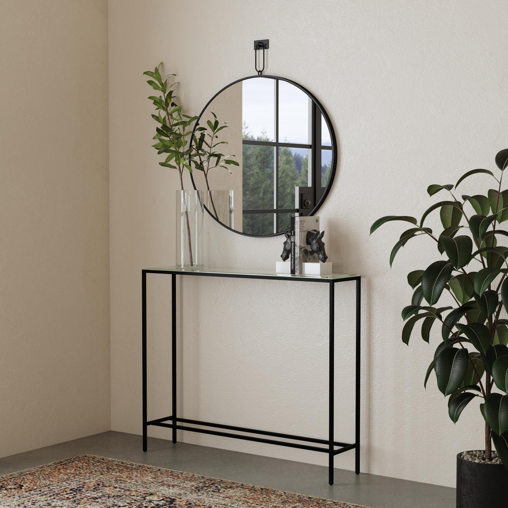 SwayLiving Darrin Mini Console Table - Black CONSOLE TABLES