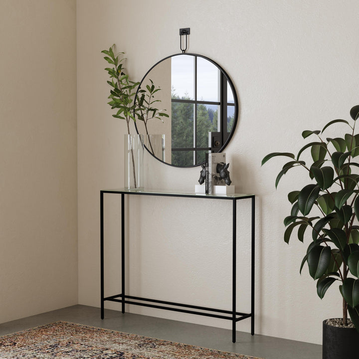 SwayLiving Darrin Mini Console Table - Black CONSOLE TABLES