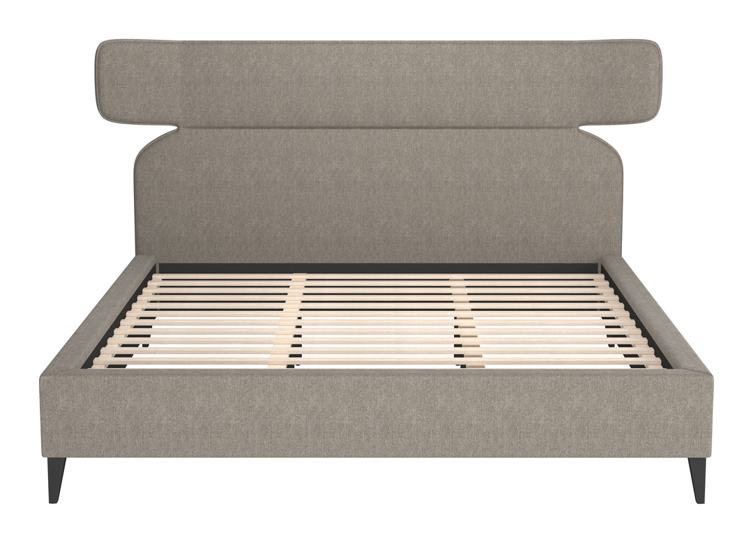 Dusa King Bed Olive Brown