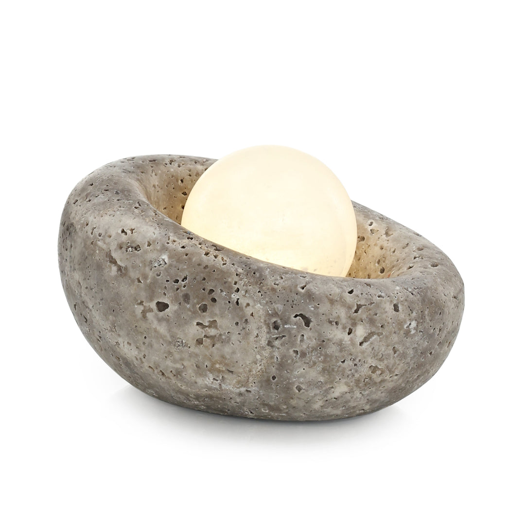 Nested Alabaster Accent Lamp