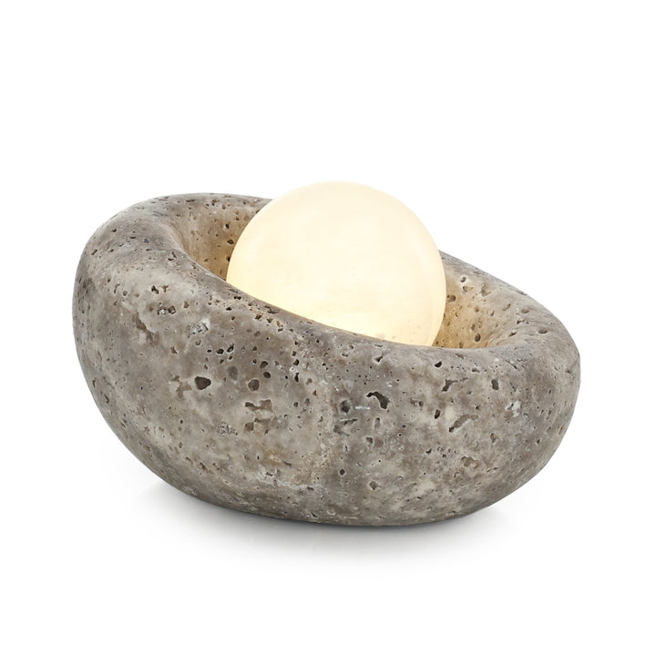 Nested Alabaster Accent Lamp