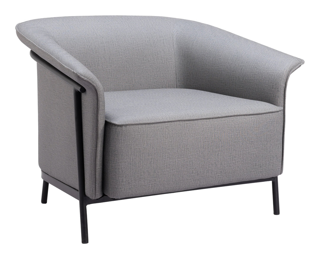 SwayLiving Burry Accent Chair Slate Gray ACCENT + LOUNGE CHAIRS