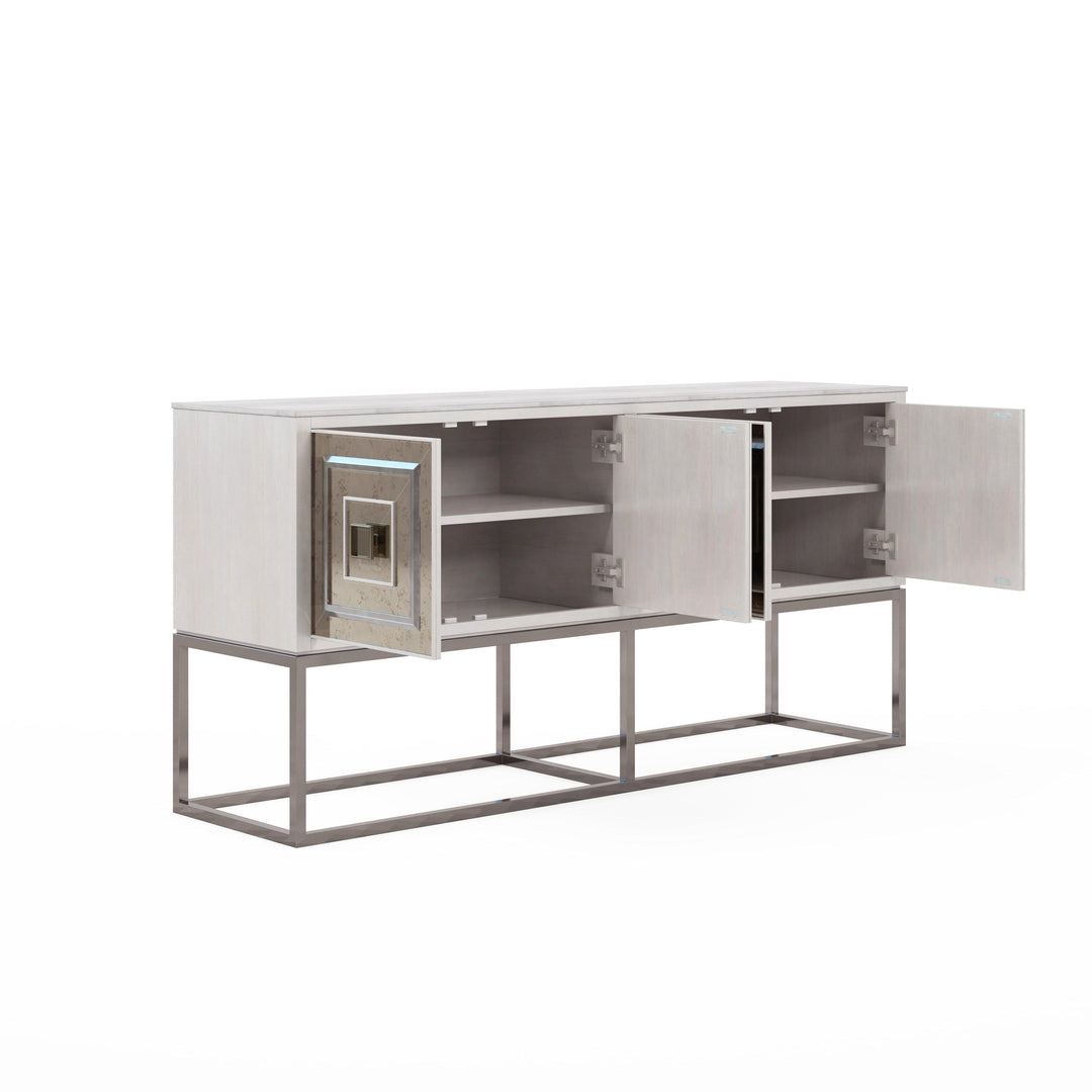 SwayLiving Mezzanine Accent Media Console MEDIA + TV STANDS