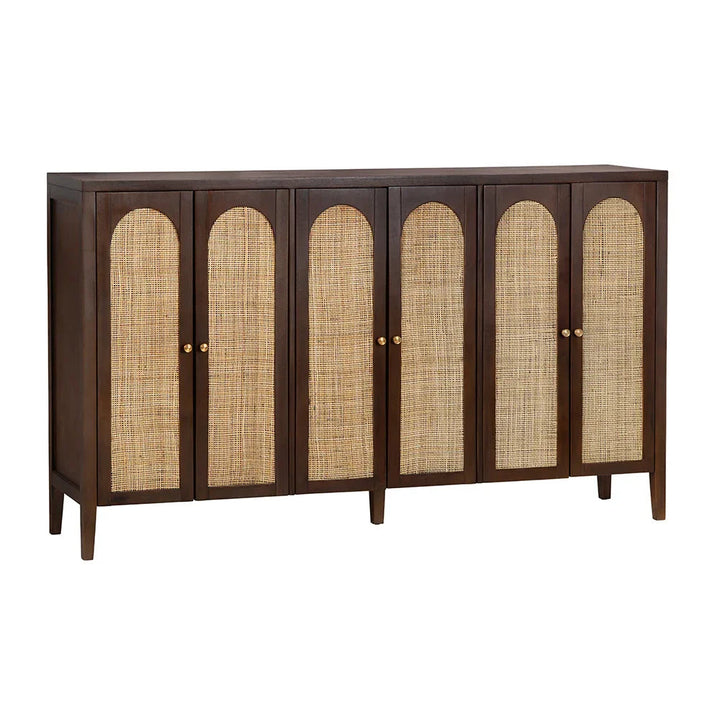 SwayLiving Acadian Six-Door Cabinet SIDEBOARDS + CREDENZAS
