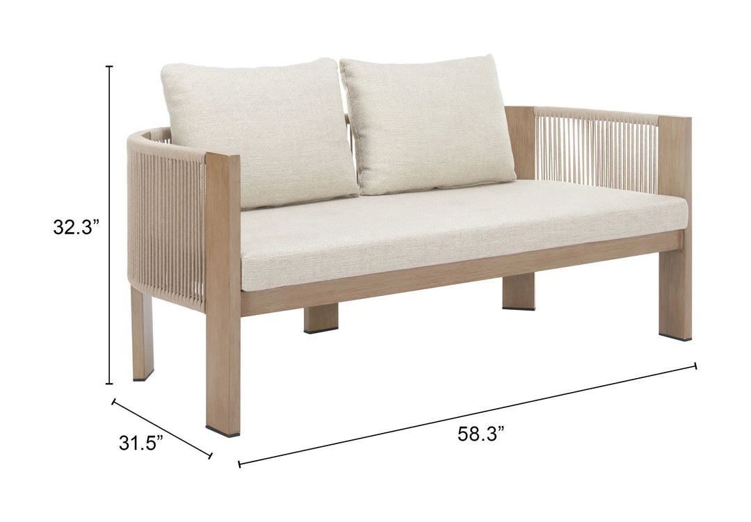 SwayLiving Rebel Sofa Beige OUTDOOR SOFAS + SECTIONALS