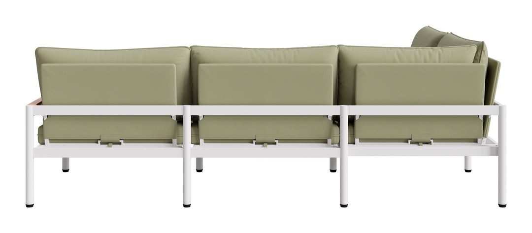 Lychee Modular Sectional Green