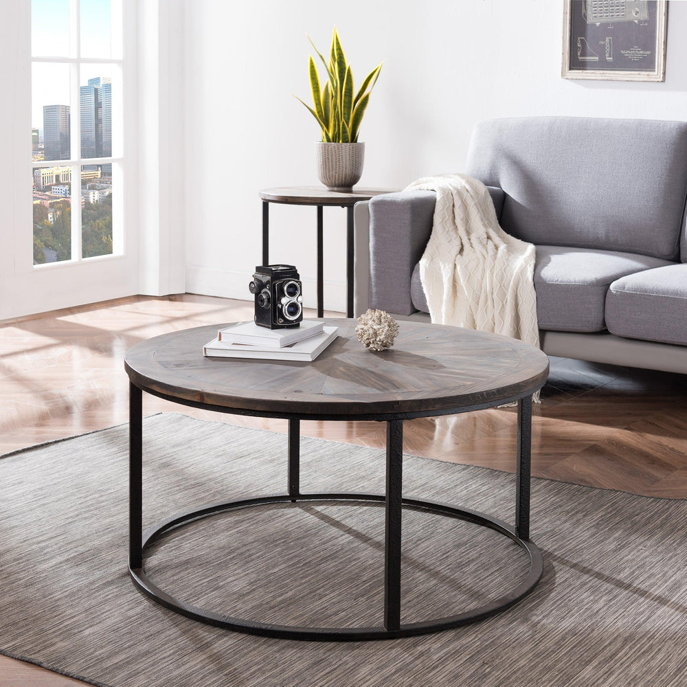 SwayLiving Landsmill Reclaimed Wood Cocktail Table COFFEE TABLES