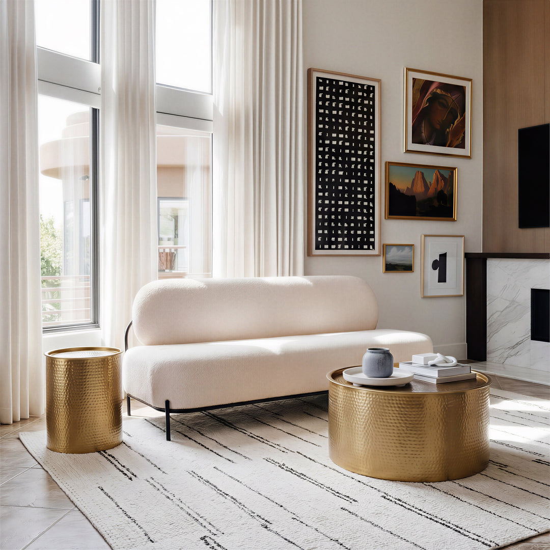 Coldveil Storage Side Table Gold