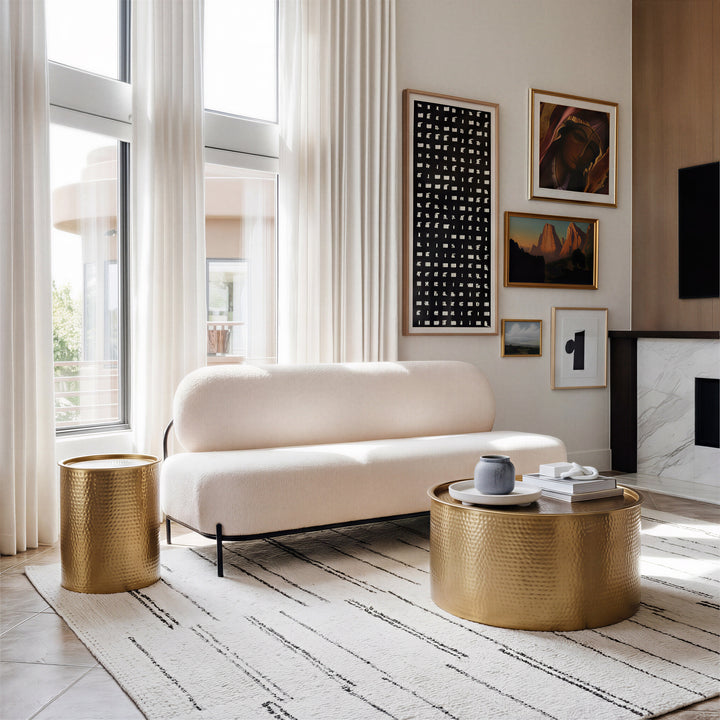 Coldveil Storage Side Table Gold