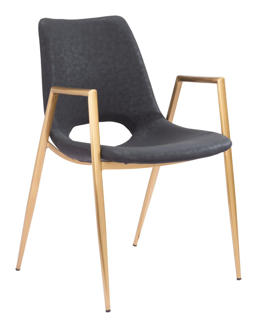SwayLiving Desi Dining Chair (Set of 2) Black & Gold DINING CHAIRS