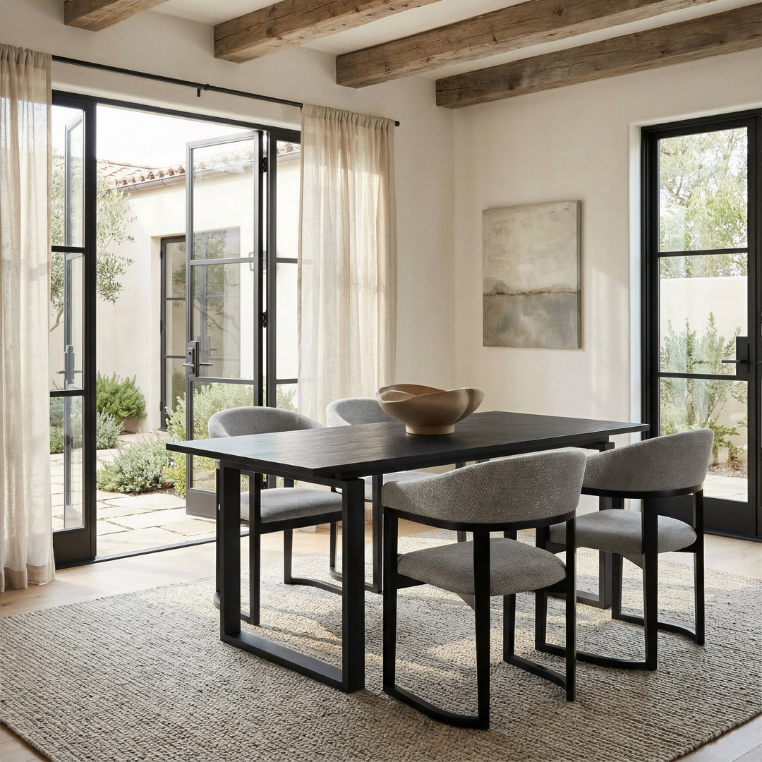 Sundar Dining Table Black