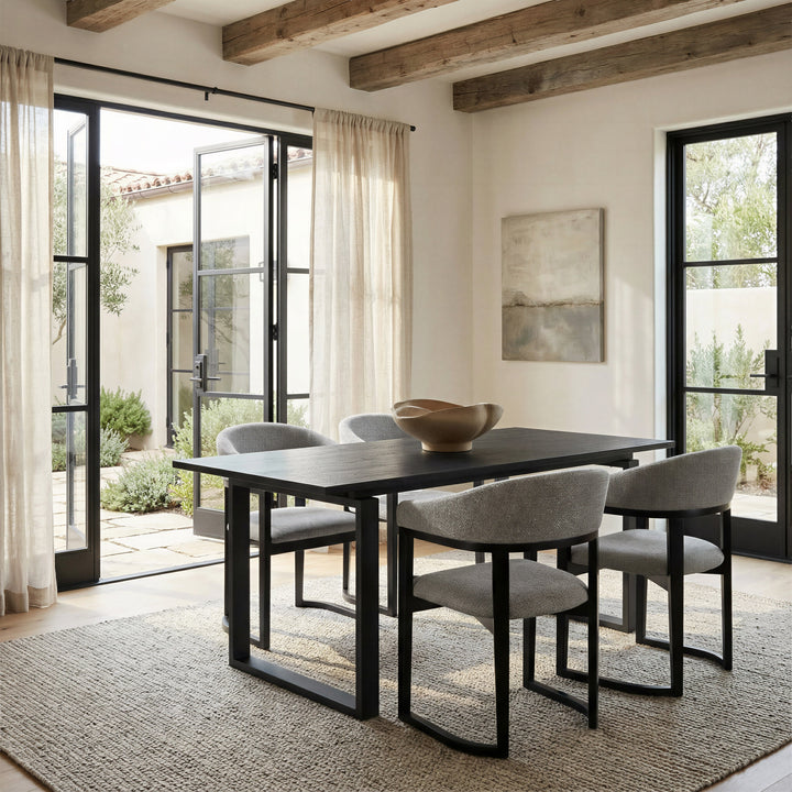 Sundar Dining Table Black