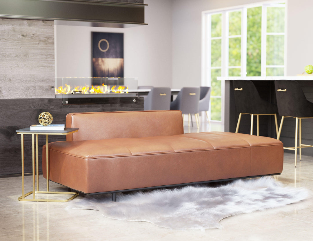 SwayLiving Confection Sofa Brown SOFAS + SECTIONALS