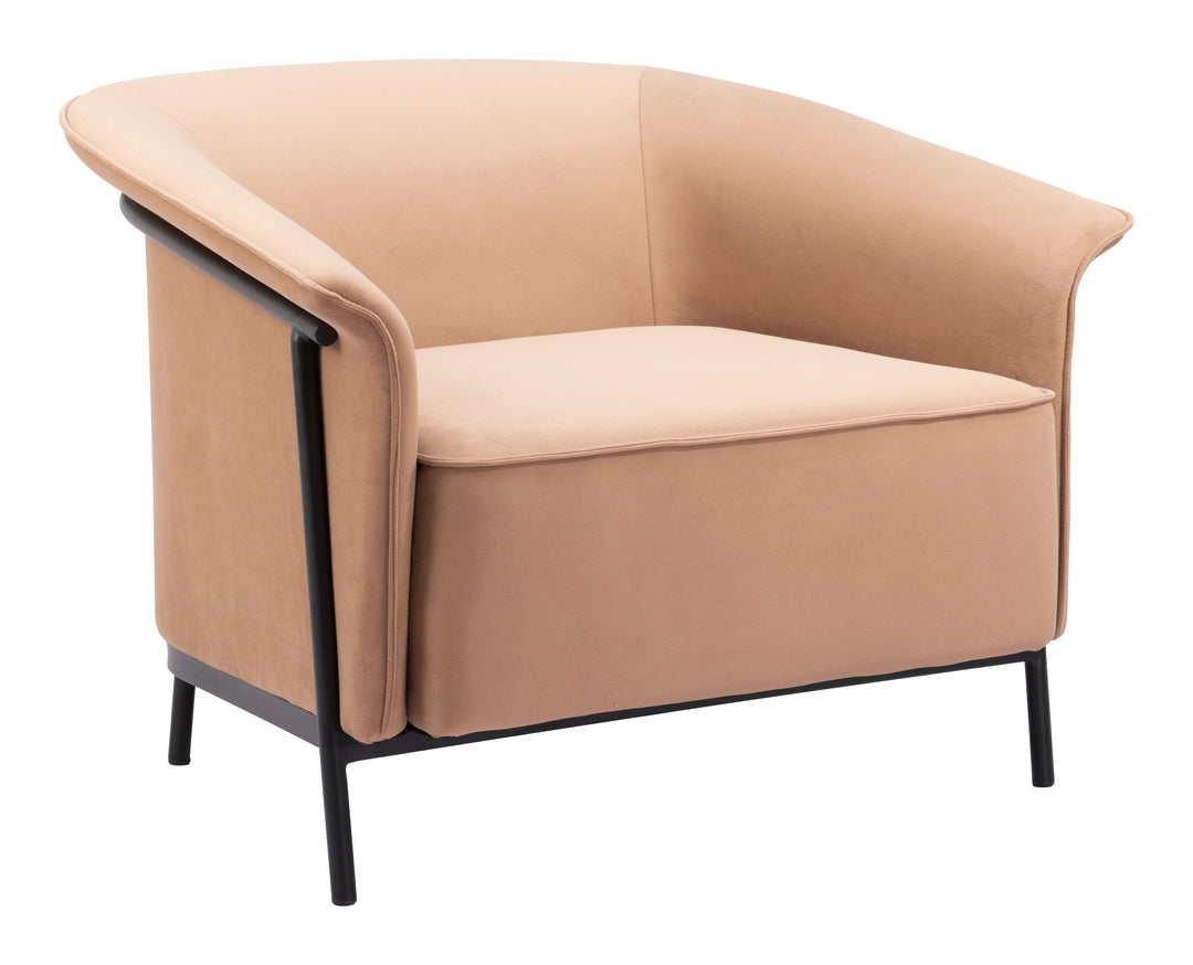 SwayLiving Burry Accent Chair Tan ACCENT + LOUNGE CHAIRS