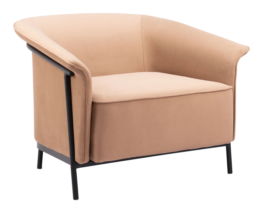 SwayLiving Burry Accent Chair Tan ACCENT + LOUNGE CHAIRS