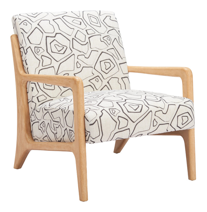 SwayLiving Runa Accent Chair Beige & Natural ACCENT + LOUNGE CHAIRS