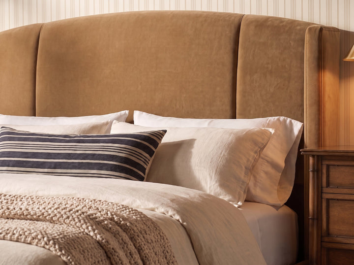 Harbor QN Uph Bed-Camel