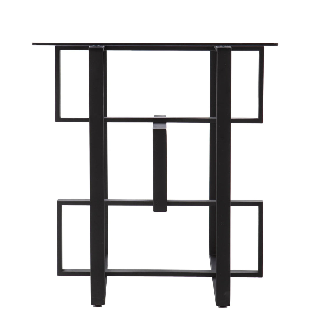 SwayLiving Clanlin Glass-Top Accent Table ACCENT TABLES