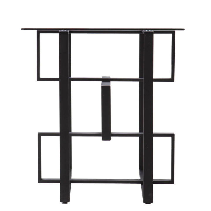 SwayLiving Clanlin Glass-Top Accent Table ACCENT TABLES