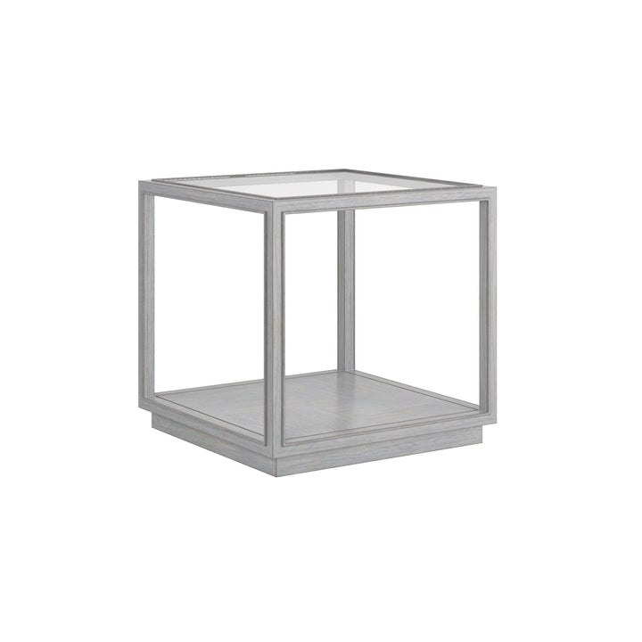 Glaze End Table-Vintage Blue