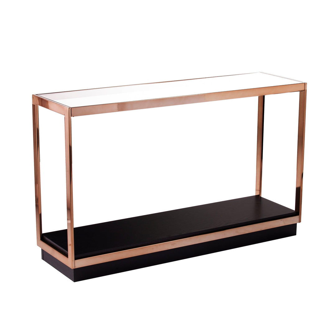SwayLiving Lexina Glass-Top Console Table CONSOLE TABLES