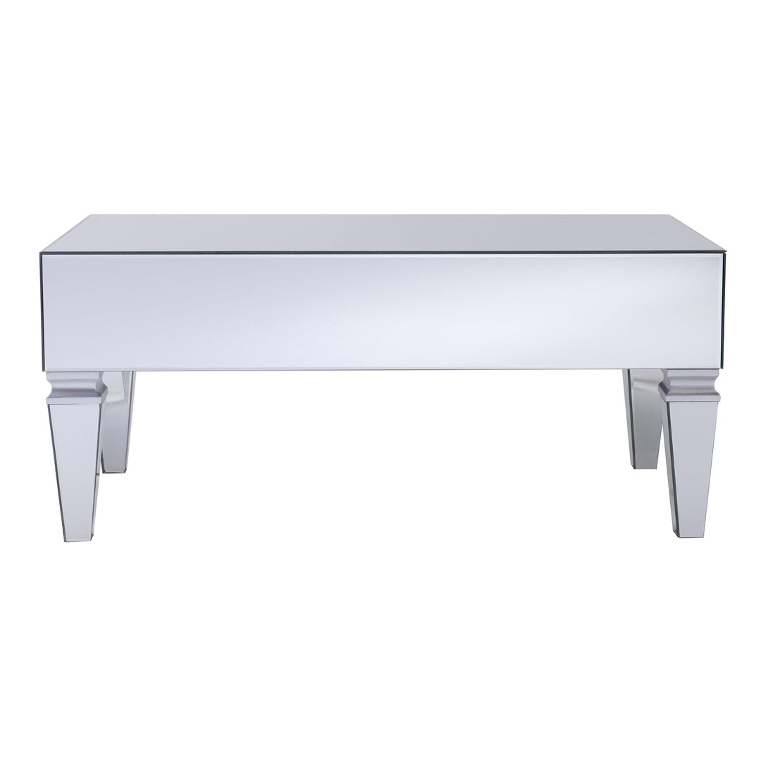 SwayLiving Darien Mirrored Coffee Table w/ Storage COFFEE TABLES
