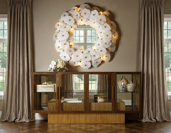 Suffolk Four-Door Lighted Credenza
