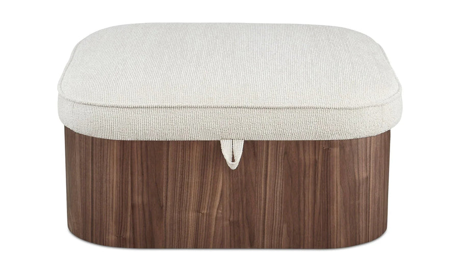 Sonny Ottoman Walnut - SwayLiving